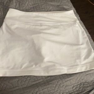 worn once white tennis skirt , very comfortable